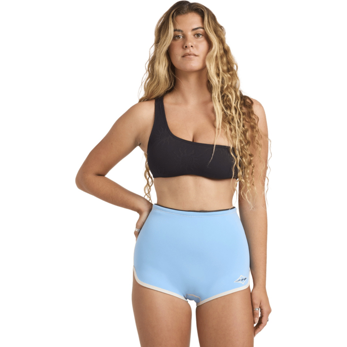 2026 Billabong Frauen 2mm Spring Glider Shorts 24BW304050 - Blue Drift